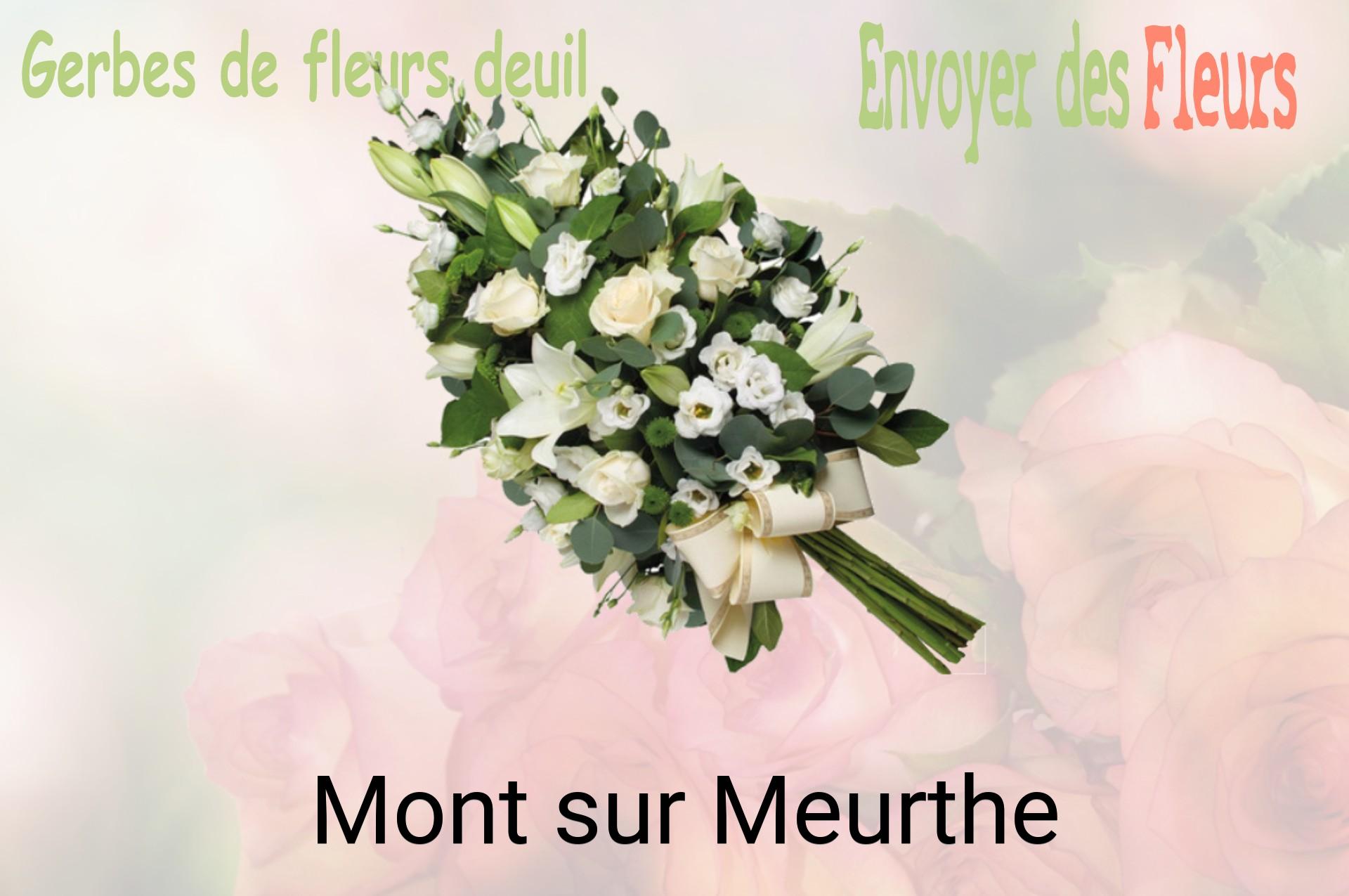 Gerbe de fleurs de deuil livrée à Mont-sur-Meurthe